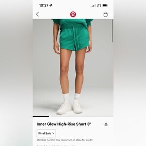 Inner Glow High-Rise Short 3”